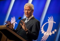 Bill Clinton loses points for building that budget surplus