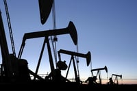 You know investors are getting nervous when oil becomes a safe-haven play