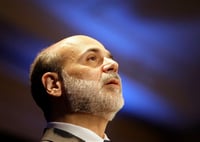 Stocks fall as Bernanke points to end of stimulus