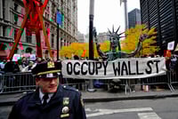 Pro-business activists protest against Occupy Wall Street 'mob'