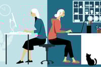 Two years later, financial services firms still searching for balance on remote work