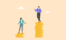 Revealed – huge gender pay gap in UK financial services