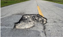 UK's worst-rated roads also reject the most pothole claims