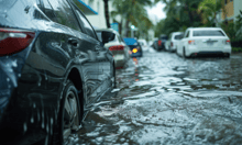 What should you look for to avoid buying a flood-damaged vehicle?