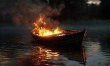 Boat destroyed by fire in Waitematā Harbour — a reminder on the limits of marine cover