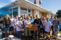 AMI employees clock in more than 1,000 hours in housing volunteering