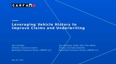 How to use vehicle history to boost claims and underwriting