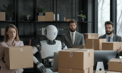 How can employers address AI anxiety in the workplace?