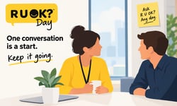 R U OK? Day only works if the conversation doesn't stop there
