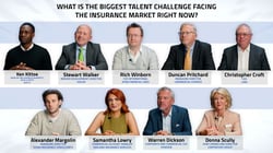 What is the biggest talent challenge facing the insurance market?