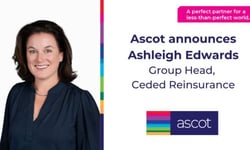 Ascot names Ashleigh Edwards group head of ceded reinsurance