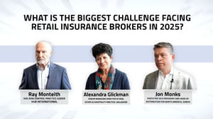 What is the biggest challenge facing retail insurance brokers in 2025?