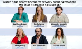 Where is the biggest disconnect on client expectations?