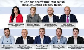 What is the biggest challenge facing retail insurance brokers in 2025?