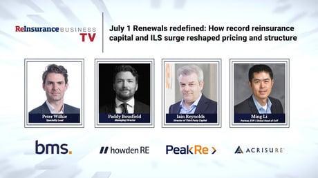What impact did the July 1 renewals have on the reinsurance market?