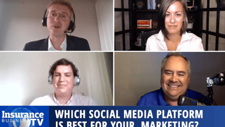 Which social media platform is best for marketing insurance?