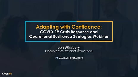 Adapting with confidence: COVID-19 crisis response and operational resilience strategies