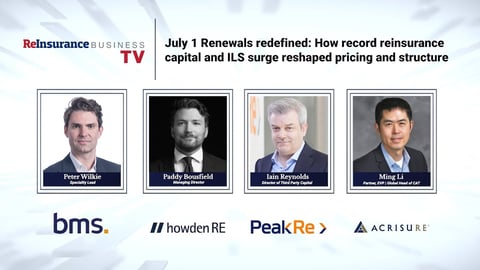 What impact did the July 1 renewals have on the reinsurance market?