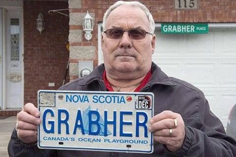 Grabher license plate denied, but Sh*t remains