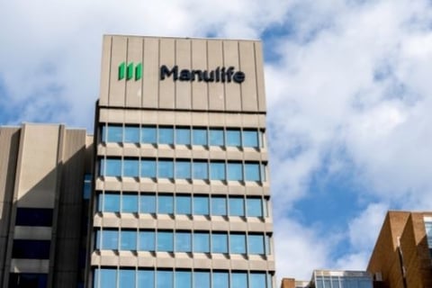 Manulife honors servicemen and women with Remembrance Day flag display