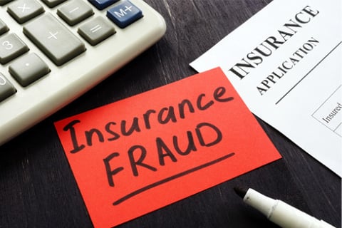 Why does insurance fraud increase during a recession?
