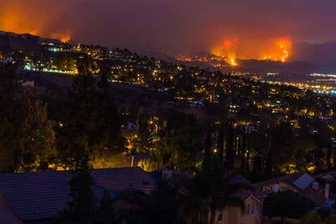 Wildfires decimating California wine country