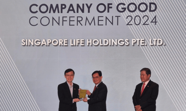 Singlife named "Champion of Good" for leading ESG initiatives