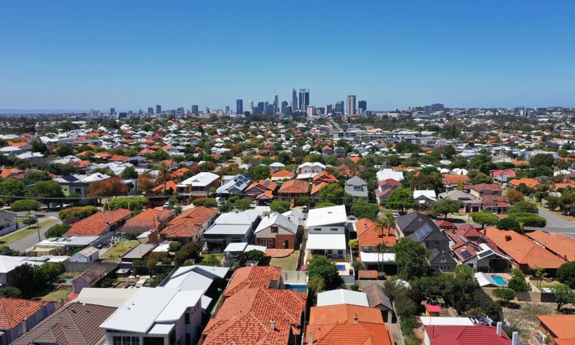 Perth sales down, land sales surge