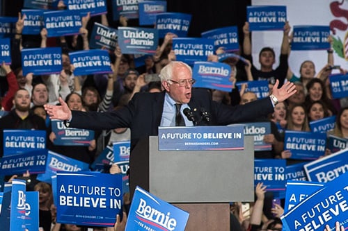 Bernie Sanders' surge in the polls hits health insurers