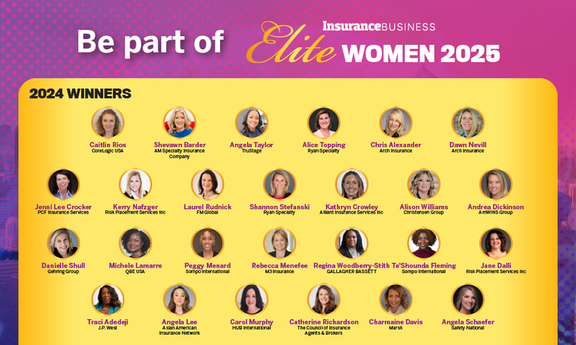 Nominate women of influence in insurance