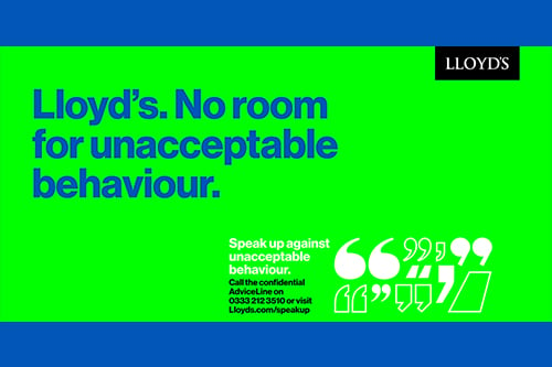 Lloyd's of London introduces #SpeakUp campaign