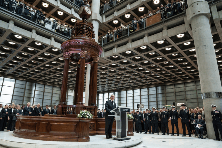 Insurance industry unites at Lloyd’s for Her Majesty and the King