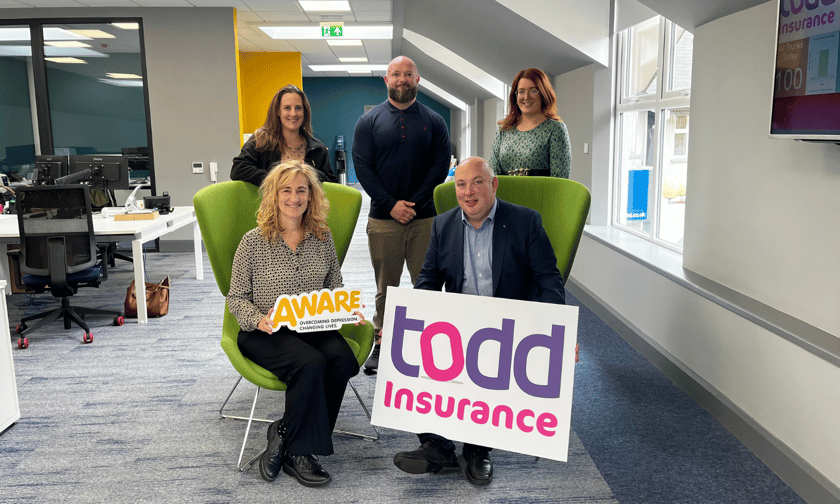 Todd Insurance teams up with mental health charity for 90th anniversary
