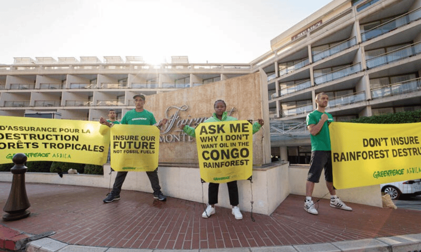 Climate advocates hold protest at Rendez-Vous de Septembre 2023