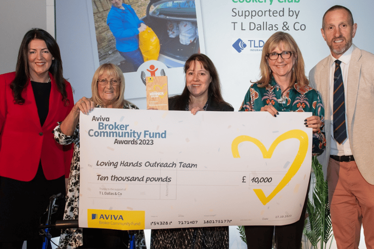 Charity receives £10,000 donation from TL Dallas