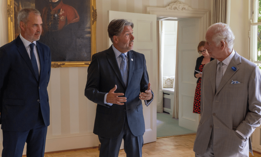 Guernsey showcases sustainability successes to HM King Charles III