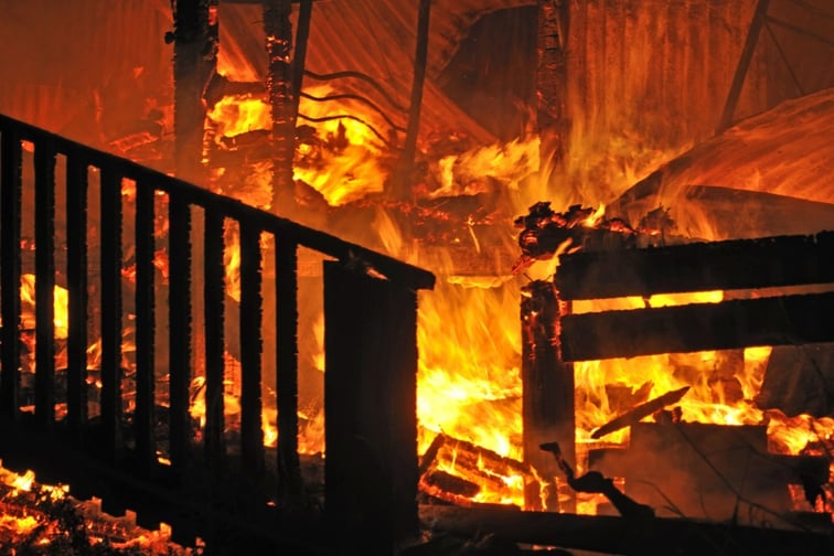 Suspected arson attack of uninsured cottage destroys family's dream home