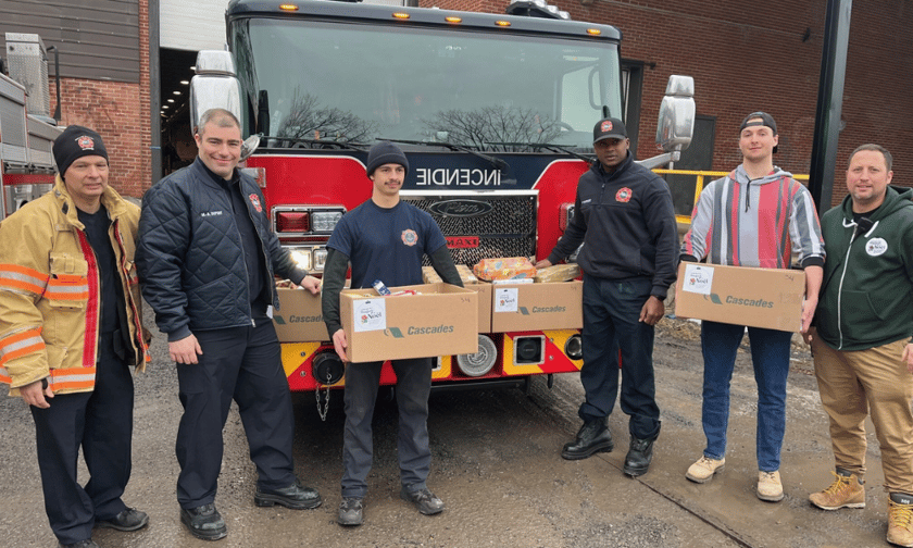 Firefighters deliver hope to 1,300 families in Montreal with a little insurance help