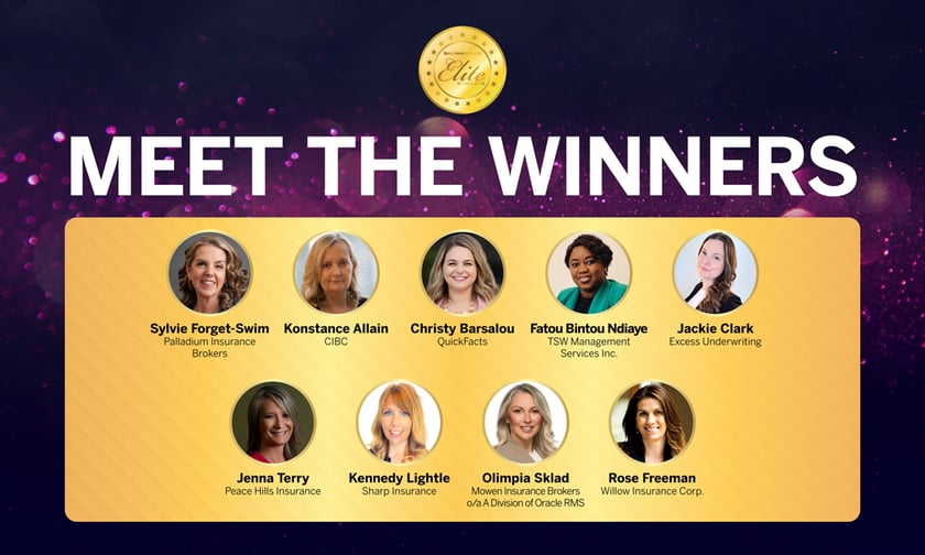 Revealed – the Canadian insurance industry's Elite Women of 2025