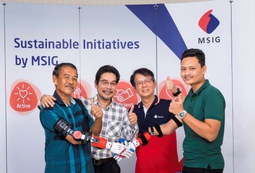 MSIG Malaysia sponsors prosthetic limbs for traffic accident victims