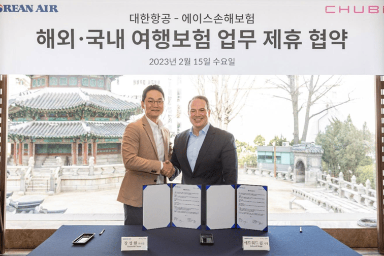 Chubb enters partnership with Korean Air