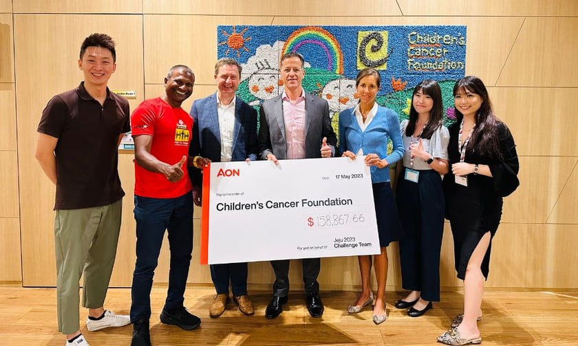 Aon raises over SG$150,000 for Children’s Cancer Foundation