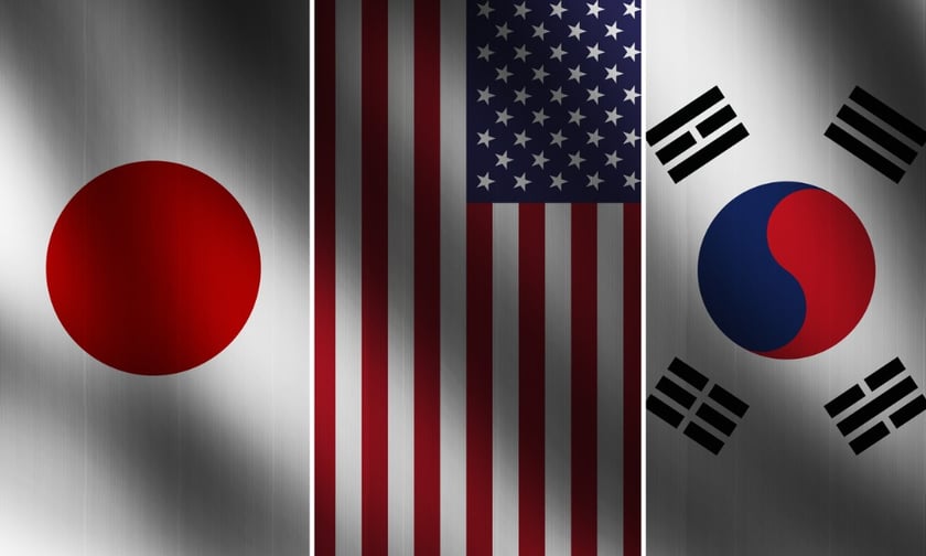 The US, South Korea, and Japan pledge cooperation for national security