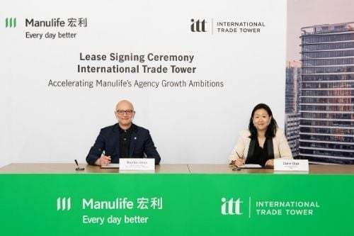 Manulife HK signs blockbuster office lease deal