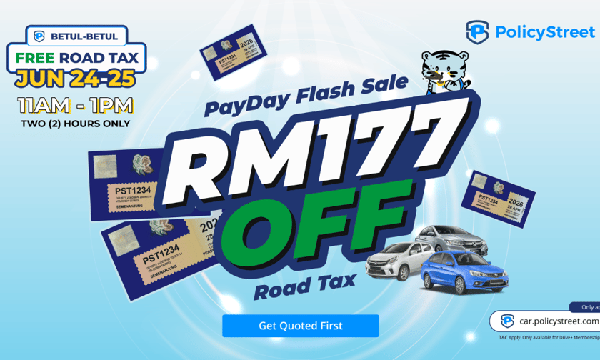 PolicyStreet ties perks to road tax in flash sale