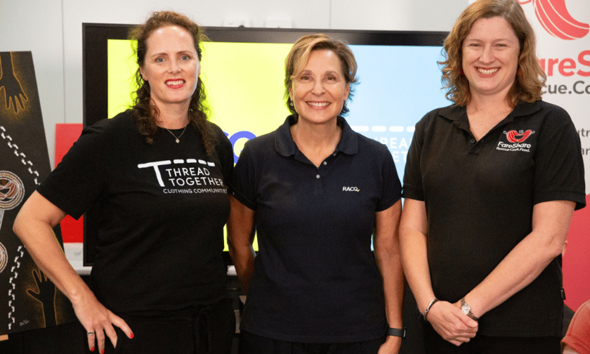 RACQ joins forces with charities for flood recovery support