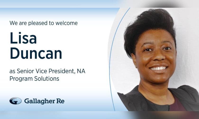 Gallagher Re appoints Lisa Duncan as SVP for North America program solutions