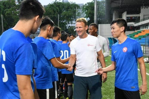 AIA Singapore sponsors youth team’s training with football legend