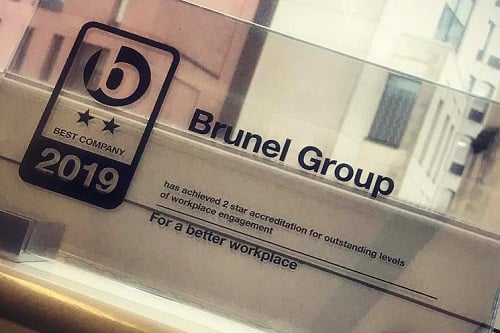 Brunel Group recognised for its workplace engagement