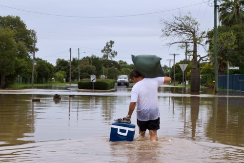 Disaster assistance for flood-hit communities in Queensland